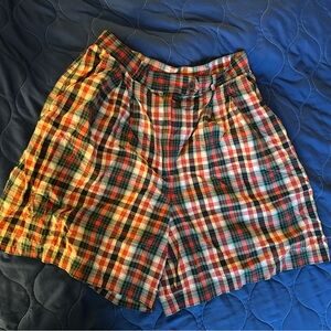 Vintage Charter Club Multicolor Plaid Women's Shorts